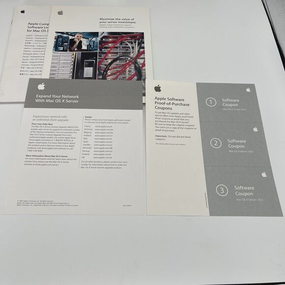 Apple Mac OS X 10.3 Panther Retail Package M9227LL/A Tools OEM - Picture 6 of 16